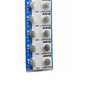 AG13 Saat Pili - Düğme Pil 10lu Paket LR44/A76 1.55V