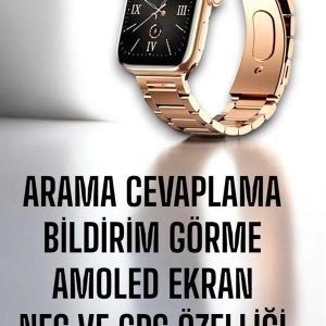 Akıllı Saat Adımsayar, Nabız Takibi ve GPS Destekli Kadınlara Özel