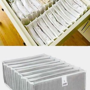 Akordiyon Çekmece  Düzenleyici Organizer 8 Gözlü L Beden Çorap Çamaşır Hlu Düzenleyici