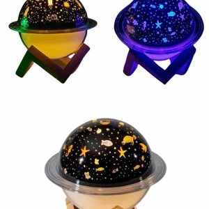 Aromaterapi Hava Nemlendirici Gece Lambası Uzay Model Satürn Oda Kokusu