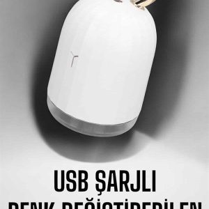 Aromaterapi Hava Temizleyici Buhar Makinesi Taşınabilir Şarjlı