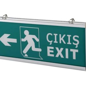Cata 9170 Ledli Exit Çıkış Armatürü 3 Saat Akülü