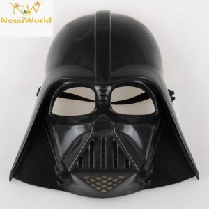 Çocuk Boy Yıldız Savaşları Darth Vader Maskesi ve 90 cm Pelerin Seti Siyah