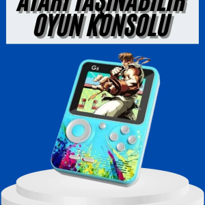 Çocuklara Özel 4k Hd Retro Oyun Konsol El Atari Taşınabilir 500 Oyunlu