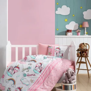 Flanel Bebek Nev Takımı  Pembe