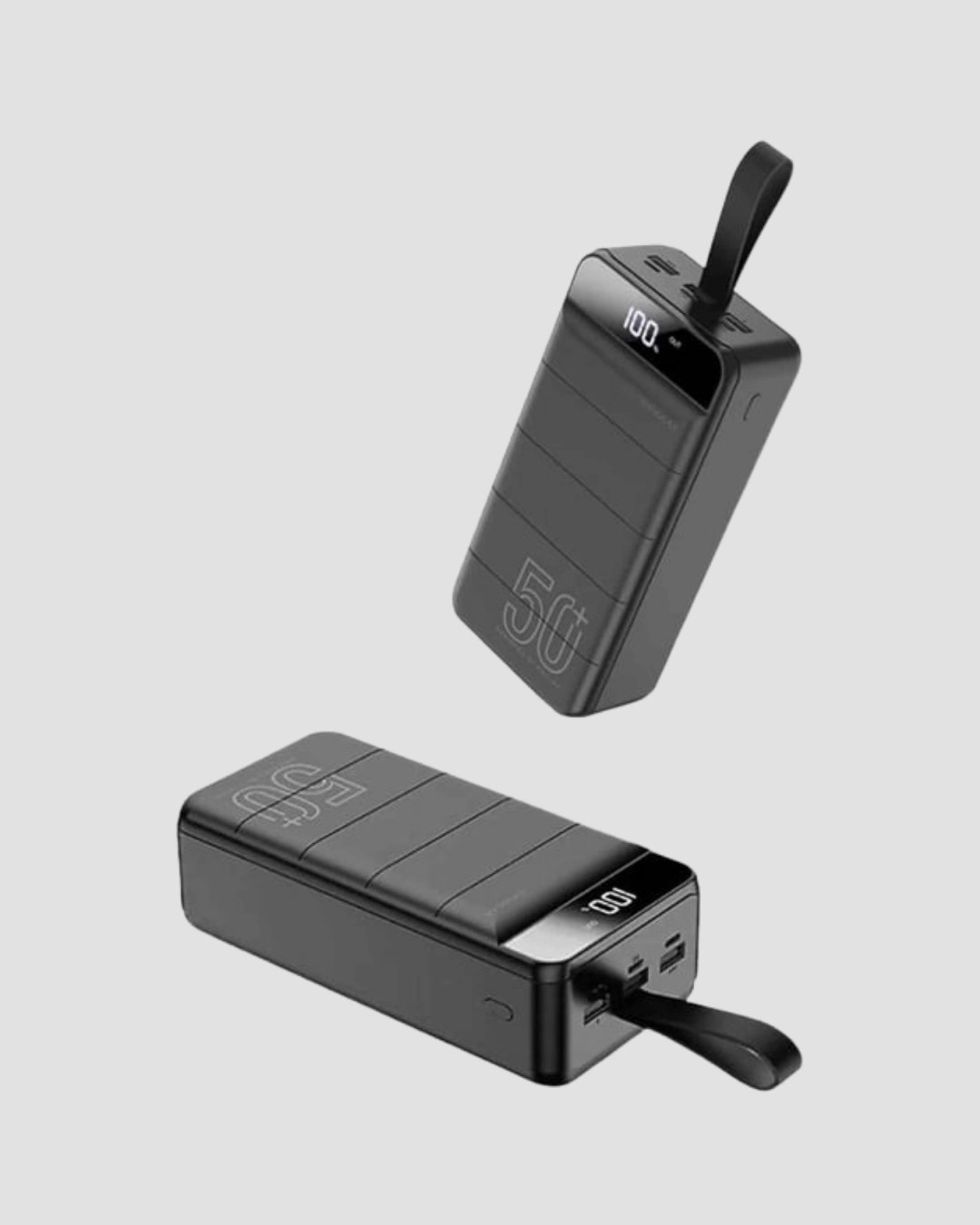 50.000 Mah Ultra Güçlü Powerbank 4 Usb Çıkışlı, Led Dijital Göstergeli, Hızlı Şarj Destekli Taşınabilir Şarj Cihazı - Görsel 3