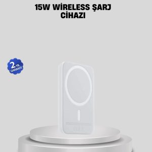 15w Araç Telefon Tutucu Kablosuz Hızlı Şarj Özellikli