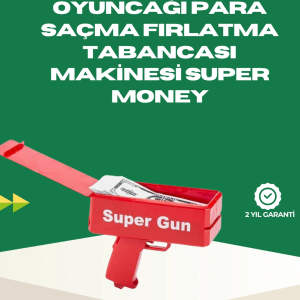 Elektrikli Money Gun Oyuncak Parti Tabancası