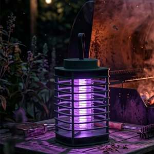 Elektrikli Sivrisinek Tuzak Lamba Sessiz Çalışma Ve Kimyasal İçermeyen