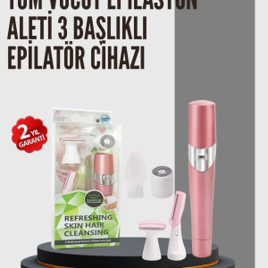Evde Kolay Epilasyon İçin Taşınabilir Tüy Alma Cihazı