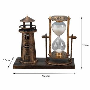 Eyfel Kulesi ve Deniz Feneri Dekoratif Masa Biblosu Hediyelik