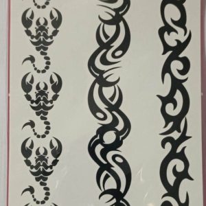 Geçici Dövme Şablonu 3lü - M071