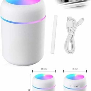 Hava Nemlendirici Buhar Makinesi Led Işıklı USB Dekoratif Nemlendirici