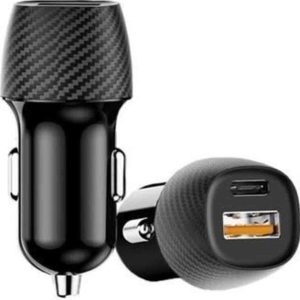 Hızlı Oto Şarj Cihazı 38W Çift Girişli HIzlı Şarj Oto Çakmaklık Type-C