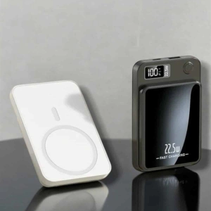 İos Uyumlu 22.5w Hızlı Şarj Magsafe Powerbank Dijital Göstergeli 10.000 Mah
