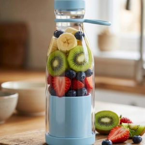 Kablosuz Taşınabilir Blender 380 Ml Smoothie Milkshake Meyve Karıştırıcı