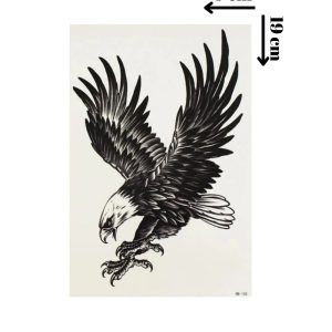 Kartal Geçici Dövme Şablonu - FF037