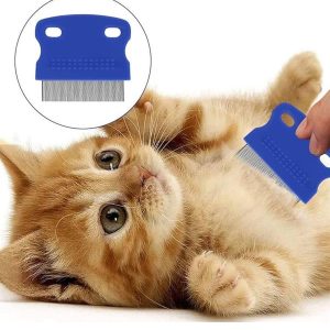 Kedi Köpek Tüy Bit Pire Toplayıcı Toplama Temizleme Tarağı Tarak Seti 4'lü Set