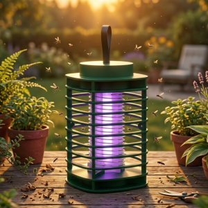 Led Sivrisinek Öldürücü Lamba Güçlü Uv Işık Ve Elektrikli Tuzak Sistemi