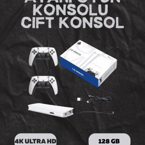M15 Retro Konsol – 20.000 Oyunlu, Çift Gamepadli, 4k Hdmı
