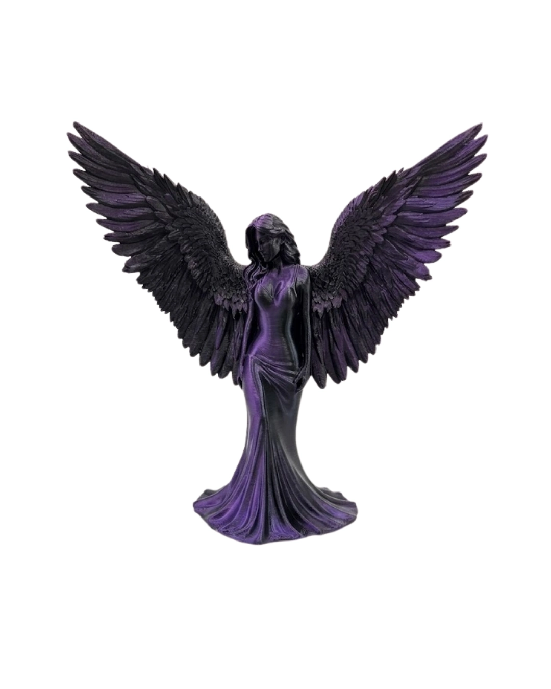 Mor Melek Biblo Küçük Boy Dekoratif Angel Figür Modern Ev Aksesuarı - Görsel 2