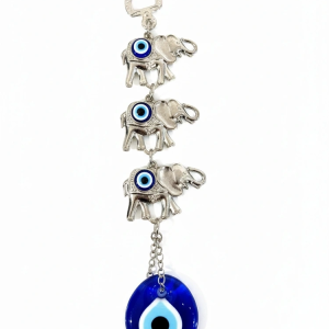 Nazar Boncuğu 3'lü Fil Askılık Nzr12