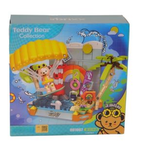 P881007 UÇURTMA SÖRFÇÜSÜ TEDDY 204 PARÇA BLOCK OYUNCAK