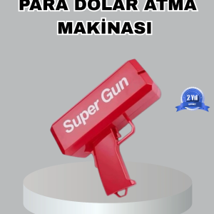 Para Saçma Makinesi Kırmızı Model 100’lü Para Hediyeli