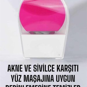 Profesyonel Yüz Temizleme Masaj Aleti Su Geçirmez, Kablosuz Şarj Özellikli Kolay Temizlenebilir