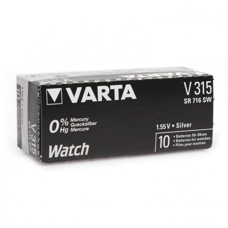 Renata 315 Sr716sw 1.55v Alkalin Saat Pili 10 Adet - Görsel 2