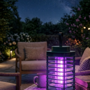 Şarjlı Sivrisinek Öldürücü Lamba Taşınabilir Sessiz Ve Güvenli Tasarım