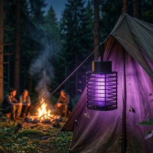 Şarjlı Sivrisinek Öldürücü Lamba Taşınabilir Sessiz Ve Kimyasal İçermeyen