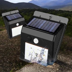 Solar Lamba Giriş, Bahçe Yol Avlu Hareket Sensörlü Led Parlak Gece Su Geçirmez