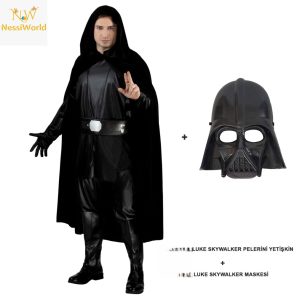 Luke Skywalker Pelerini Yetişkin Ve Maskesi