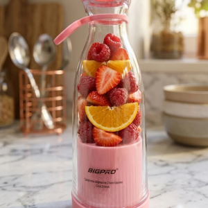 Taşınabilir Blender Smoothie Ve Meyve Karıştırıcı Kablosuz Kullanım