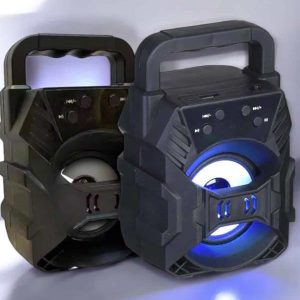 Taşınabilir Bluetooth Hoparlör Led Işıklı Uzun Pil Ömrü