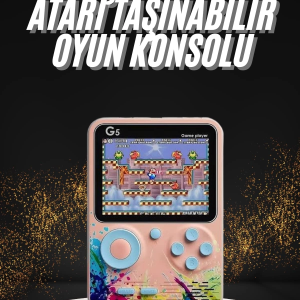 Televizyona Bağlanan Çift Joystick Taşınabilir Klasik Retro Oyunlu