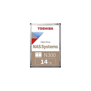 TOSHIBA N300, HDWG51EUZSVA, 3.5", 14TB, 512Mb 7200 Rpm, SATA3, 7/24 NAS, SERVER, HDD (Türkiye Distribütörü Garantili)