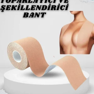 Toparlayıcı Göğüs Bandı Şekillendirici Ten Rengine Uygun Esnek Hassas Ciltlere Uygun