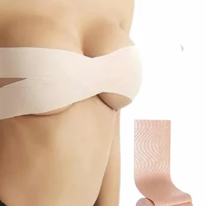Toparlayıcı Göğüs Bandı Şekillendirici Ten Rengine Uygun Esnek Hassas Ciltlere Uygun