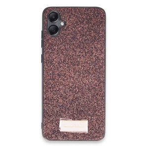 Onegif  Galaxy A05 Bright Simli Kapak - Derin Mor