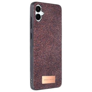 Onegif  Galaxy A06 Bright Simli Kapak - Derin Mor