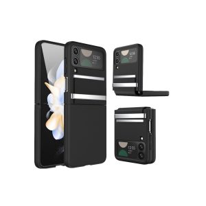 Galaxy Z Flip 3 Kılıf Belt Flip Kapak - Siyah