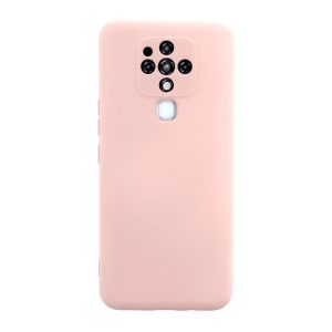 Tecno Camon 16 Kılıf Nano İçi Kadife  - Pudra