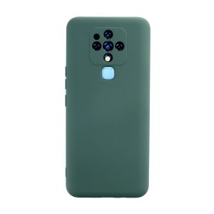 Tecno Camon 16 Kılıf Nano İçi Kadife  - Koyu Yeşil