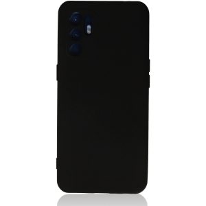 Reno 6 Kılıf Nano İçi Kadife  - Siyah