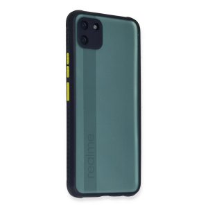 Realme C11 Kılıf Miami Şeffaf  - Lacivert