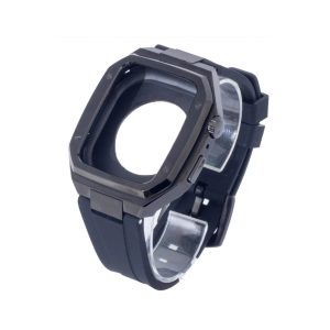 Watch 44mm Kr402 Metal Kasa  Kordon - Siyah