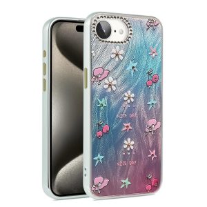 İphone 16e Kılıf Blade Aynalı Desenli Kapak - Desen 4