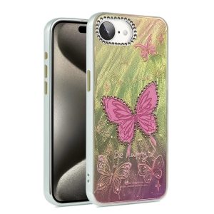 İphone 16e Kılıf Blade Aynalı Desenli Kapak - Desen 5